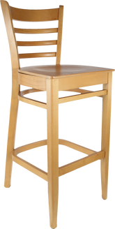 Durafurn Florence Barstool Timber Seat